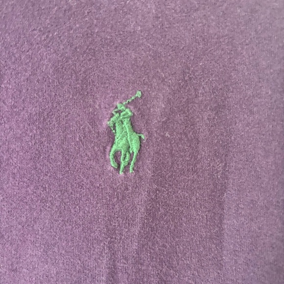 Mens Polo Ralph Lauren Classic Fit Purple Polo Shirt Men’s XL - Picture 3 of 6